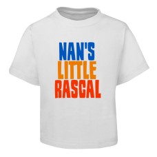 Little Rascal Design White T-Shirt