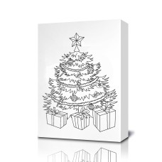 Xmas Coloring Canvas