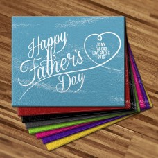 Happy Father's Day Glass Cutting Board
