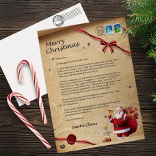 Old Fashioned Santa Letter