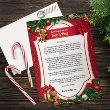 Red Santa Letter
