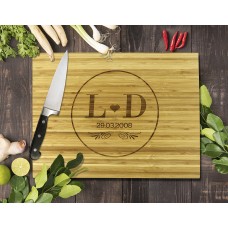 Monogram Bamboo Cutting Board