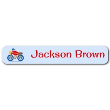 Motorbike Mini Name Label