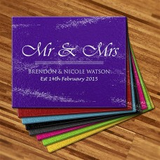Mr & Mrs Cutting Board