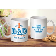 Number 1 Dad Mug