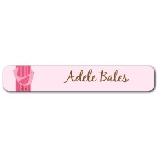 Pink Bird Mini Name Label