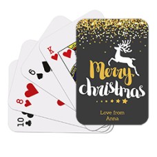 Reindeer Christmas Playing Cards