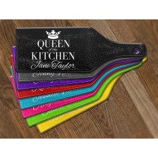 Queen of the Kitchen Glass Cheese Board