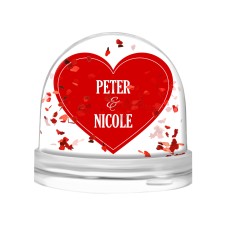Red Heart Globe