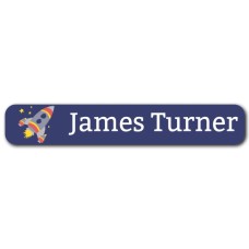 Rocket Mini Name Label