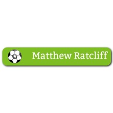 Soccer Mini Name Label