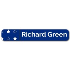 Star Mini Name Label