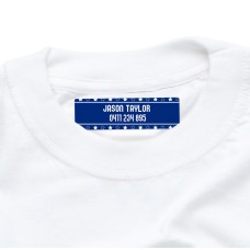 Star Iron On Clothing Label