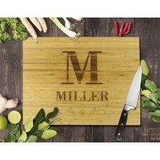 Surname Bamboo Cutting Board