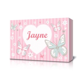 Canvas with Butterfly
