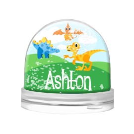 Dinosaur Snow Globe