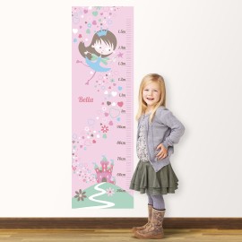 Wall Decal Height Chart with Fairy Design
