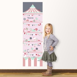 Wall Decal Height Chart with Party Design