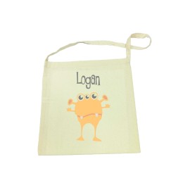 Orange Alien Tote Bag
