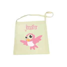 Pink Bird Tote Bag