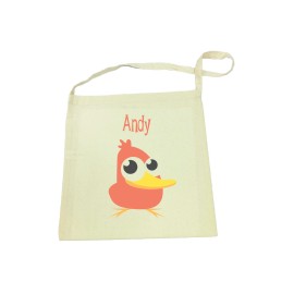 Orange Duck Tote Bag