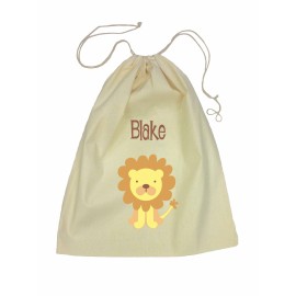 Lion Drawstring Library Bag