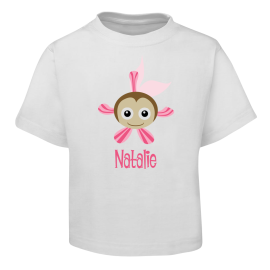 Pink Fish Design T-Shirt