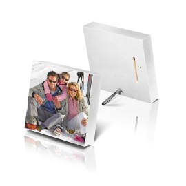 5x5" (12.5x12.5cm) White Photo Block
