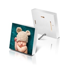 8x8" (20x20cm) White Photo Block