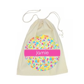 Bubbles Drawstring Library Bag