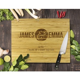 Cooking Up a Storm Bamboo Cutting Board
