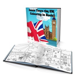 Personalized Coloring Book: "Tours the UK"