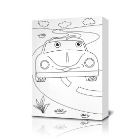Car Coloring Canvas