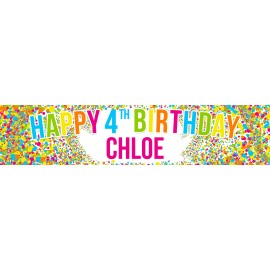 Confetti Party Banner