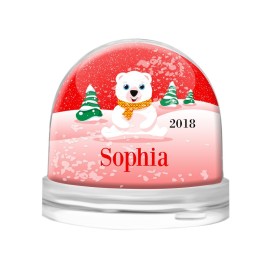 Red Snow Globe