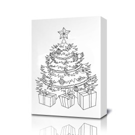 Xmas Coloring Canvas
