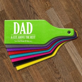 Dad A Cut Above Glass Cheese Board