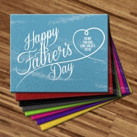 Happy Father's Day Glass Cutting Board