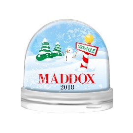 North Pole Snow Globe