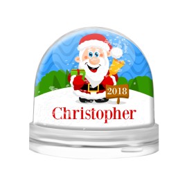 Santa Snow Globe
