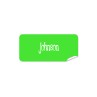Light Green Rectangle Name Label