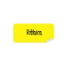 Yellow Rectangle Name Label
