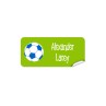 Soccer Ball Rectangle Name Label
