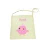 Library Bag with Pink Chicken