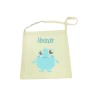 Library Bag with Blue Alien