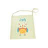 Library Bag with Red Owl
