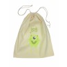 Drawstring Library Bag with Green Alien