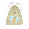 Drawstring Library Bag with Bee