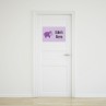 Hippo Door Sign
