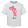 Pink Deer Kids T-Shirt Size 2 4 6 8